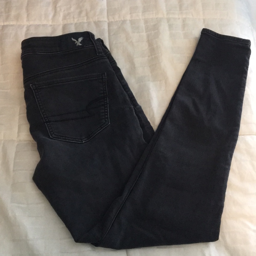 Black American Eagle jeggings